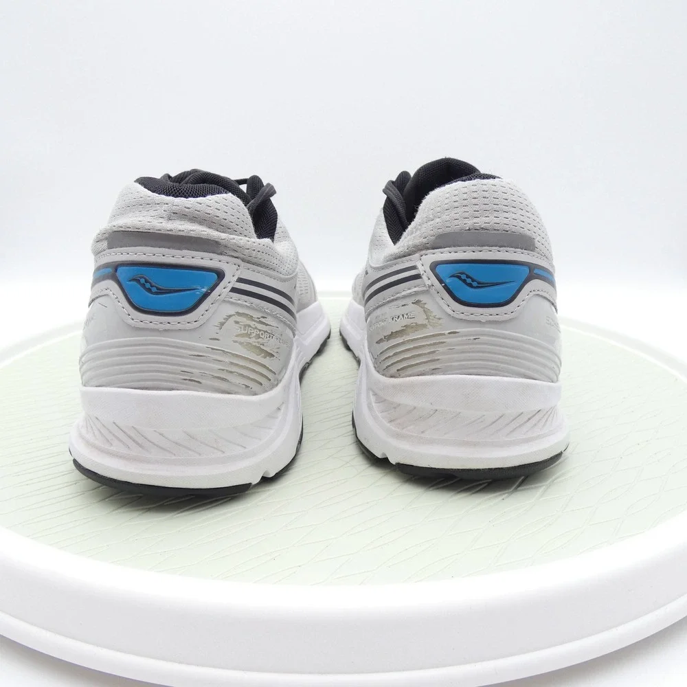 Saucony Echelon 8 Mens Running Shoes Grey Black Blue S20574-30 Size 12